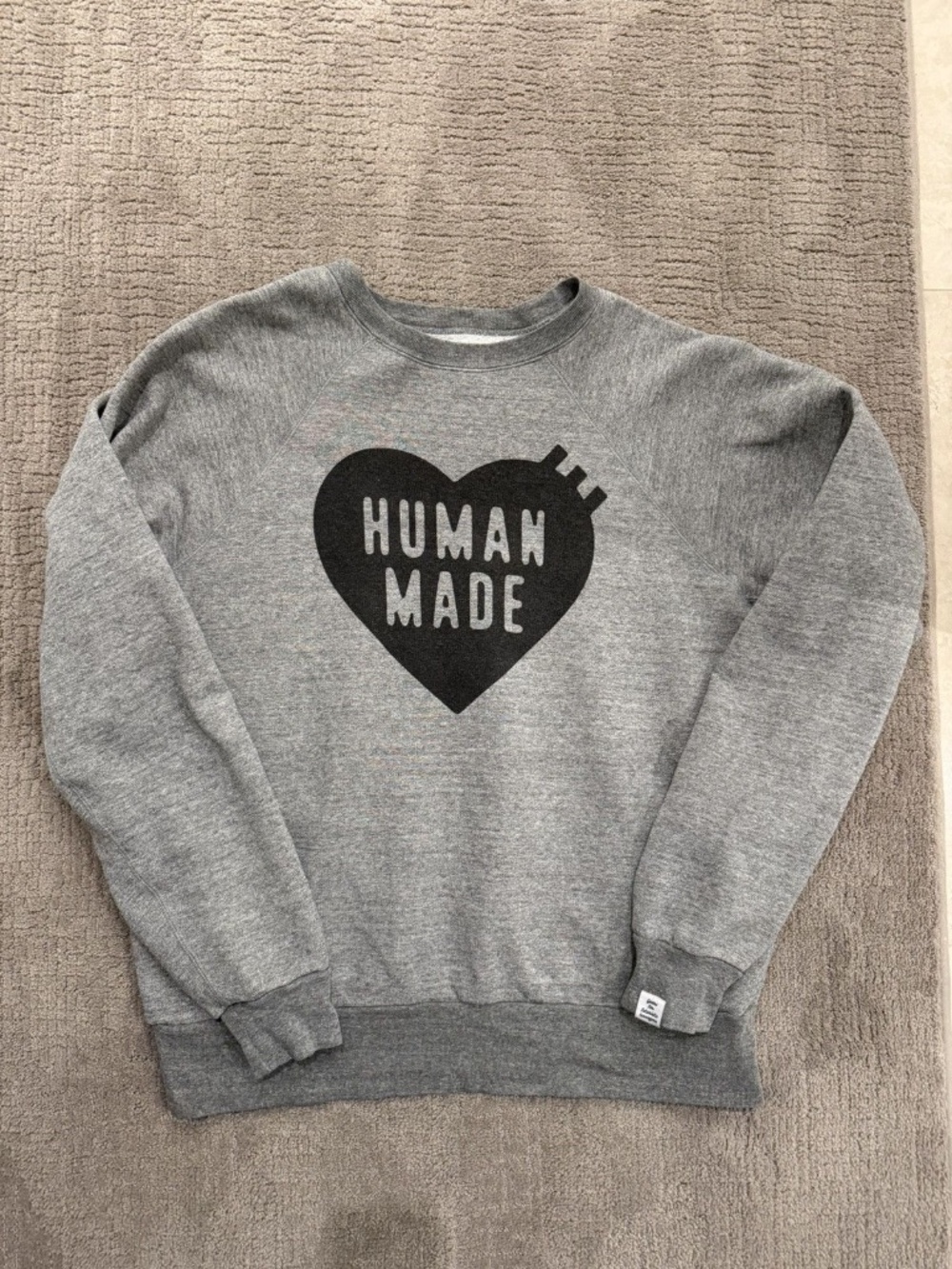 Heart Crewneck Sweatshirt - Gray